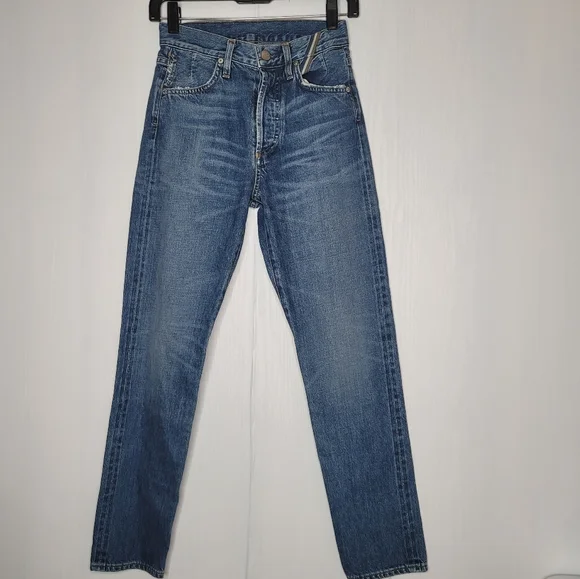 Jean Atelier SAMPLE Size 24 Women’s Selvaged 100% Cotton Denim Button Front Fly